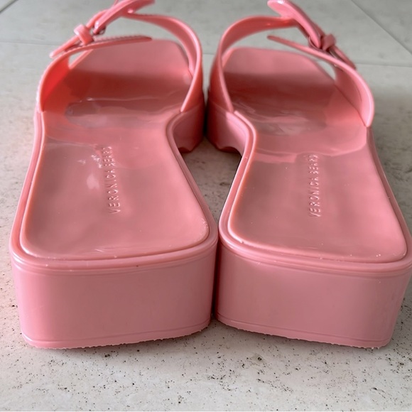 Veronica Beard pink slide sandals - Picture 9 of 14